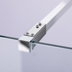 ŚCIANKA PRYSZNICOWA WIF-819 CHROM 80 CM 8 MM
