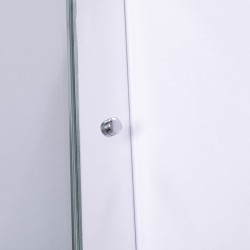 ŚCIANKA PRYSZNICOWA WIF-819 CHROM 80 CM 8 MM