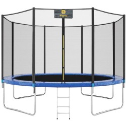 TRAMPOLINA OGRODOWA DLA DZIECI CHASE 12FT CZARNO/NIEBIESKA 366 CM