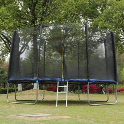 TRAMPOLINA OGRODOWA DLA DZIECI CHASE 12FT CZARNO/NIEBIESKA 366 CM