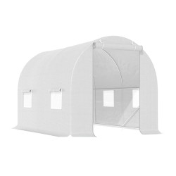 TUNEL OGRODOWY FOLIOWY SZKLARNIA 4m2 TF02W 2x2m BIAŁY SOLIDNY