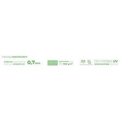 TUNEL OGRODOWY FOLIOWY SZKLARNIA 4m2 TF02W 2x2m BIAŁY SOLIDNY