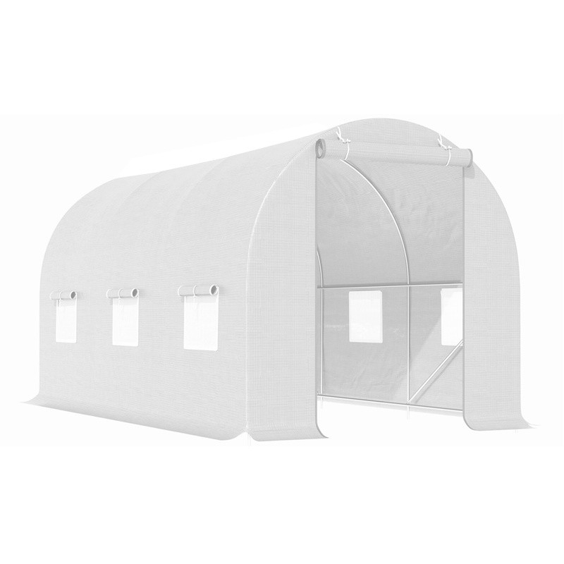 TUNEL OGRODOWY FOLIOWY SZKLARNIA 6m2 TF03W 3x2m BIAŁY SOLIDNY