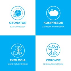 WANNA LODOWA KRIOTERAPIA MORSOWANIE BERINGA 686 BIAŁA PERŁA OBUDOWA ANTRACYT
