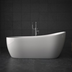WANNA WOLNOSTOJĄCA ARIA 506D BIAŁA PRZELEW CHROM POWYSTAWOWA 01 170x80 CM