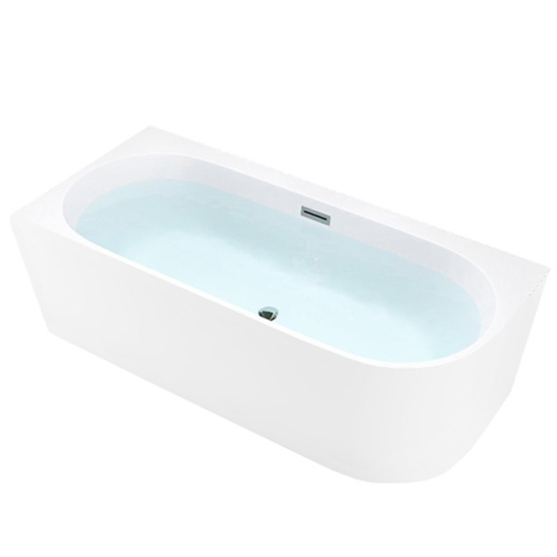 WANNA WOLNOSTOJĄCA PRZYŚCIENNA MERA 509D LEWA BIAŁA PRZELEW CHROM 170x75 CM WANNA WOLNOSTOJĄCA PRZYŚCIENNA MERA 509D LEWA BIAŁA PRZELEW CHROM 170x75 CM