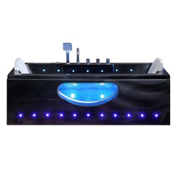 WANNA Z HYDROMASAŻEM IRIS 933C CZARNA FALA 170x84 CM