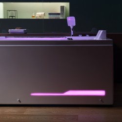 WANNA Z HYDROMASAŻEM KARI 942 BIAŁA 180x120 CM