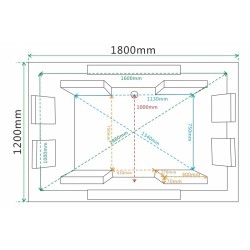 WANNA Z HYDROMASAŻEM KARI 942 BIAŁA 180x120 CM