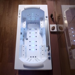 WANNA Z HYDROMASAŻEM MARBE 941 BIAŁA 180x90 CM