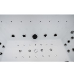 WANNA Z HYDROMASAŻEM MONTANA 925 BIAŁA 180x100 CM
