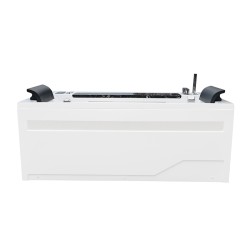 WANNA Z HYDROMASAŻEM MONTANA 925 CZARNY MARMUR 180x100 CM