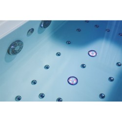 WANNA Z HYDROMASAŻEM NEVADA 912 CZARNA 170x90 CM