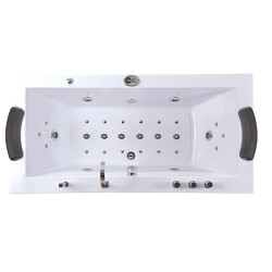 WANNA Z HYDROMASAŻEM RAMONA 640H BIAŁA 180x90 CM