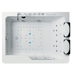 WANNA Z HYDROMASAŻEM TUGELA 913 BIAŁA 170x130 CM