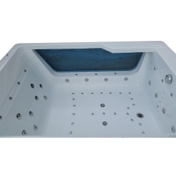 WANNA Z HYDROMASAŻEM TUGELA 913 BIAŁA 170x130 CM