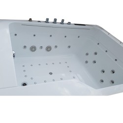 WANNA Z HYDROMASAŻEM TUGELA 913 BIAŁA 170x130 CM