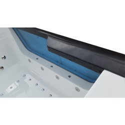 WANNA Z HYDROMASAŻEM TUGELA 913 CZARNA 170x130 CM