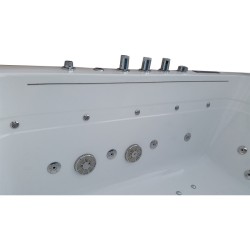WANNA Z HYDROMASAŻEM TUGELA 913 CZARNA 170x130 CM