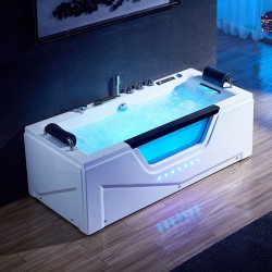 WANNA Z HYDROMASAŻEM Z PODGRZEWACZEM CARINA 938 BIAŁA 182x82 CM