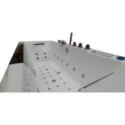 WANNA Z HYDROMASAŻEM Z PODGRZEWACZEM CARINA 938 BIAŁA 182x82 CM