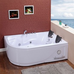 WANNA Z HYDROMASAŻEM Z PODGRZEWACZEM CARMEN 631LH LEWA BIAŁA 180x120 CM