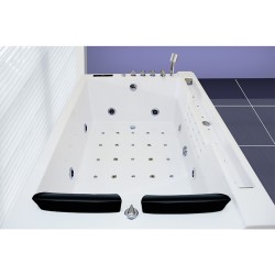 WANNA Z HYDROMASAŻEM Z PODGRZEWACZEM FENIX 606BH LEWA BIAŁA 180x120 CM