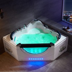 WANNA Z HYDROMASAŻEM Z PODGRZEWACZEM INFINITY 903 BIAŁA 156x156 CM