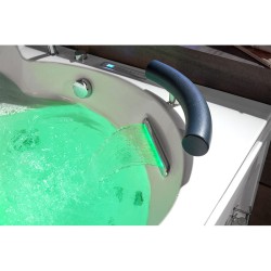WANNA Z HYDROMASAŻEM Z PODGRZEWACZEM INFINITY 903 BIAŁA 156x156 CM