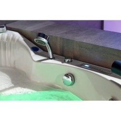 WANNA Z HYDROMASAŻEM Z PODGRZEWACZEM INFINITY 903 BIAŁA 156x156 CM