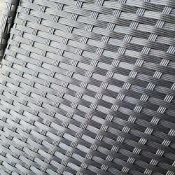 ZESTAW MEBLI OGRODOWYCH RATTANOWE SANTOS 8 OSOBOWE CZARNY