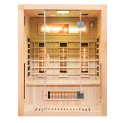 MO-EA3R Sauna na podczerwień z kamieniami soli himalajskiej 150X120X190CM