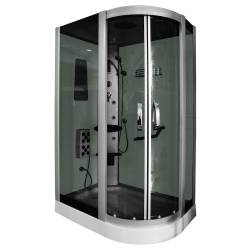 MO-18220 BIAŁA Kabina prysznicowa z hydromasażem 120X85X215CM