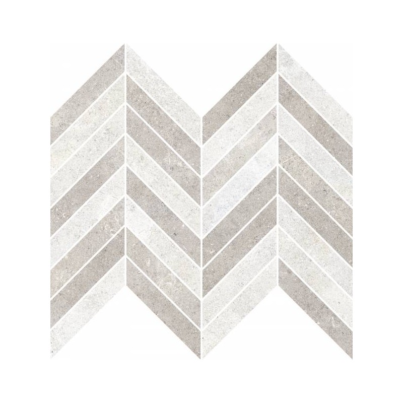 Płytka gresowa Refin COQUILLE FROID MOSAICO CHEVRON MATT-PRO R 26x32,5 cm RA42 Płytka gresowa Refin COQUILLE FROID MOSAICO CHEVRON MATT-PRO R 26x32,5 cm RA42