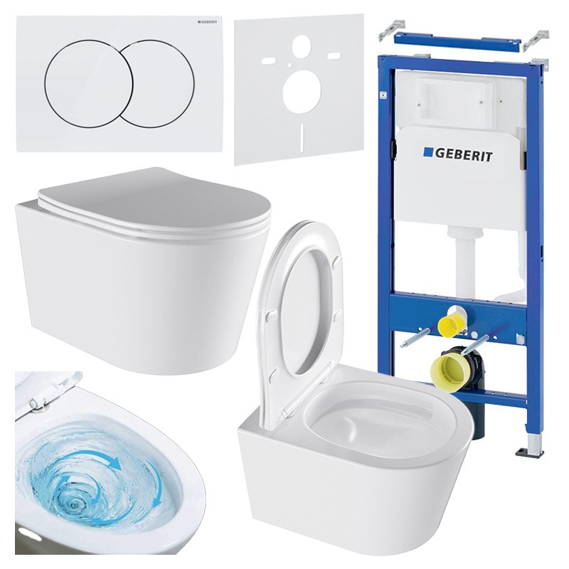 ZESTAW PODTYNKOWY WC STELAŻ GEBERIT DUOFIX MISKA ELITE-WH-03 PRZYCISK DELTA 01 BIAŁY ZESTAW PODTYNKOWY WC STELAŻ GEBERIT DUOFIX MISKA ELITE-WH-03 PRZYCISK DELTA 01 BIAŁY