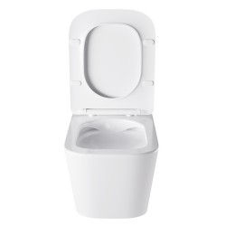 ZESTAW PODTYNKOWY WC STELAŻ GEBERIT DUOFIX MISKA AQUA-WH-03 PRZYCISK DELTA 01 CHROM