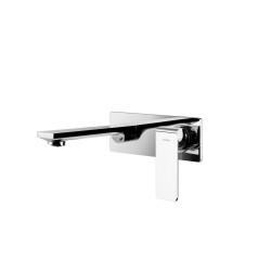 Bateria umywalkowa podtynkowa Corsan CMB7115CH Trino chromowana z wylewką