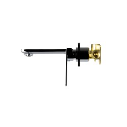 Bateria umywalkowa podtynkowa Corsan CMB7115CH Trino chromowana z wylewką