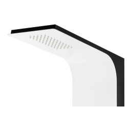 Panel prysznicowy Corsan DUO Termostat Biało-Czarny