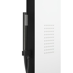Panel prysznicowy Corsan DUO Termostat Biało-Czarny