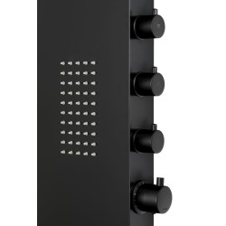 Panel prysznicowy Corsan DUO Termostat Czarny