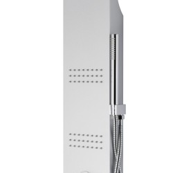 Panel prysznicowy Corsan LED KASKADA Mieszacz Srebrny Deszczownica LED