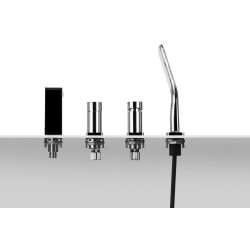 Bateria wannowa otworowa Corsan CMB7142CH Trino chromowana