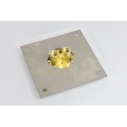 Bateria wannowa wolnostojąca Corsan CMB7159CH Trino chromowana