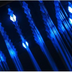 Panel prysznicowy Corsan LED KASKADA Mieszacz Czarny Deszczownica LED Wylewka