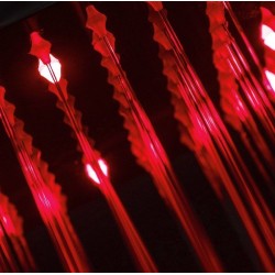 Panel prysznicowy Corsan LED KASKADA Mieszacz Czarny Deszczownica LED Wylewka