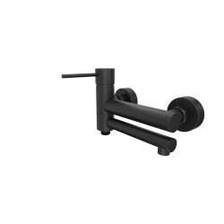 Bateria wannowa Corsan Lugo CMB7541BL czarna z wylewką