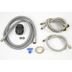 Bateria wannowa 3 otworowa Corsan CMB7542CH Lugo z wylewką i słuchawką prysznicową