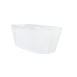 Wanna wolnostojąca Corsan E026 Salina 160 cm z wykończeniem białym