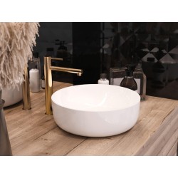 Bateria umywalkowa Corsan CMB7512GL Lugo wysoka złota